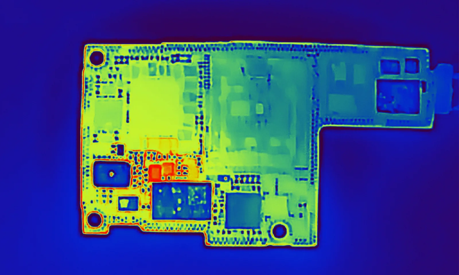 X3 적용 열화상 PCB 고해상도